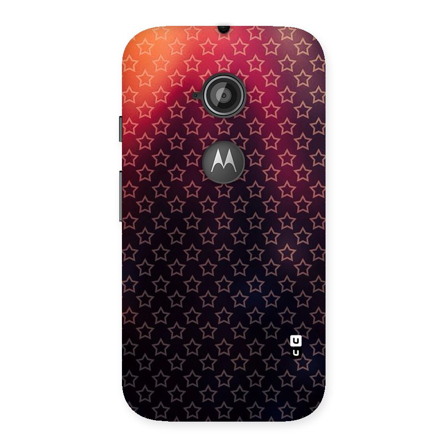 Ombre Stars Back Case for Moto E 2nd Gen