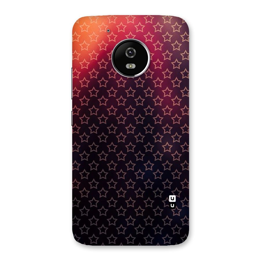 Ombre Stars Back Case for Moto G5