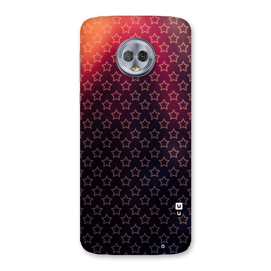 Ombre Stars Back Case for Moto G6 Plus