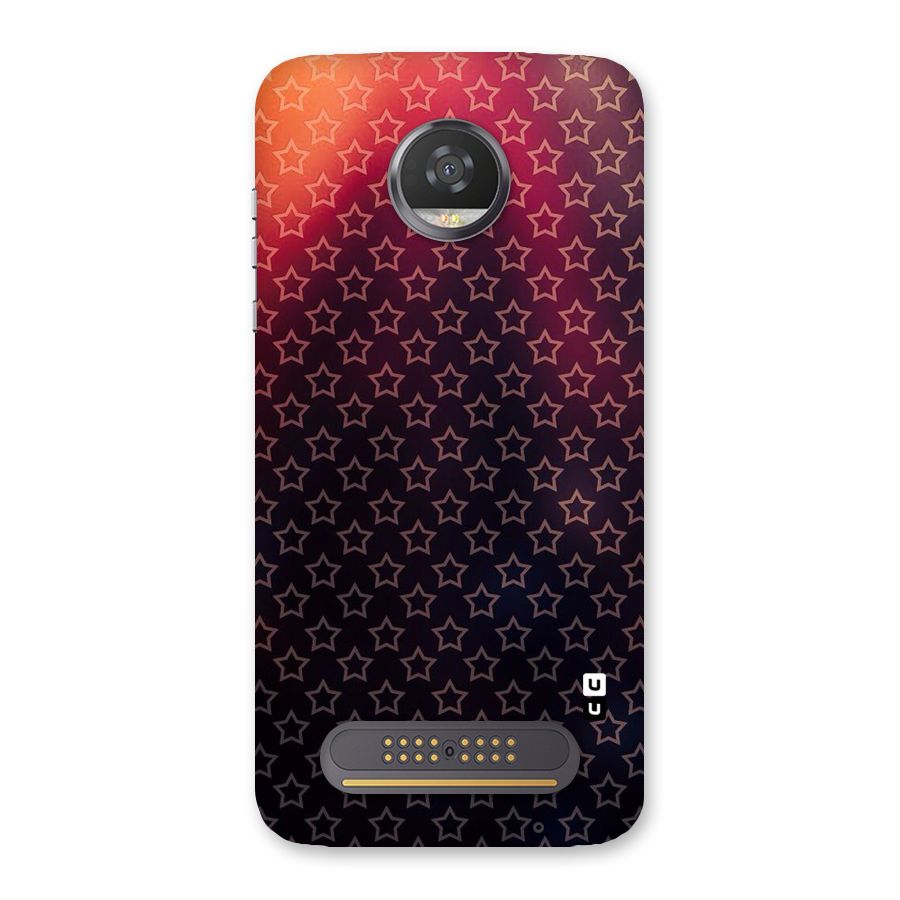 Ombre Stars Back Case for Moto Z2 Play