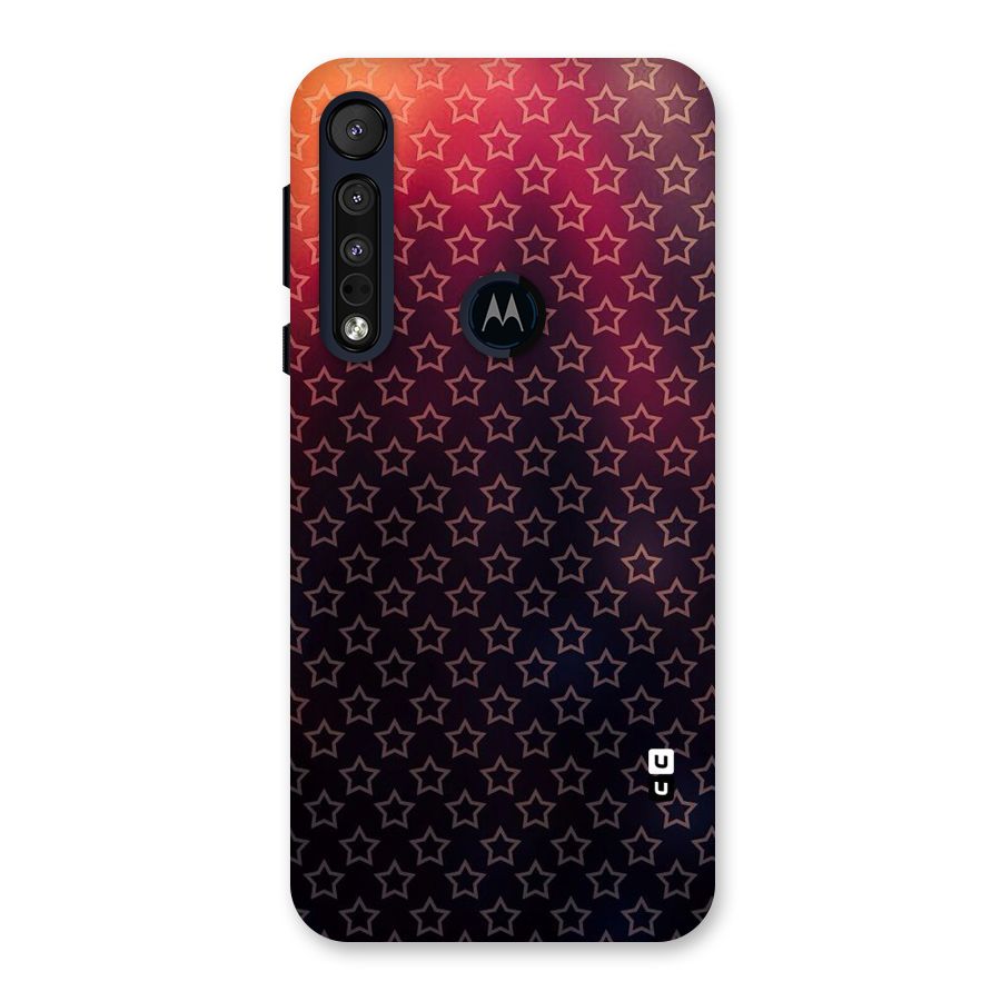 Ombre Stars Back Case for Motorola One Macro
