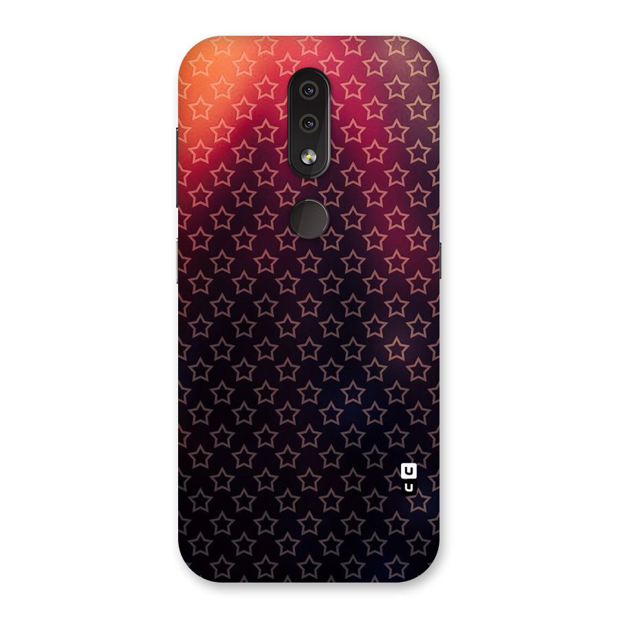 Ombre Stars Back Case for Nokia 4.2