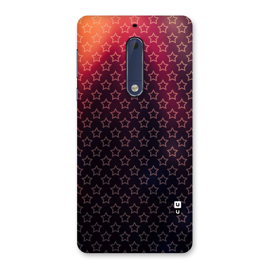 Ombre Stars Back Case for Nokia 5