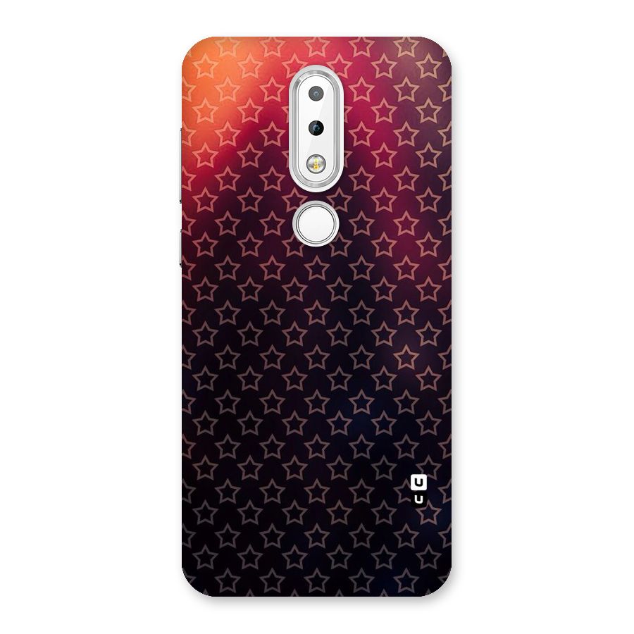 Ombre Stars Back Case for Nokia 6.1 Plus