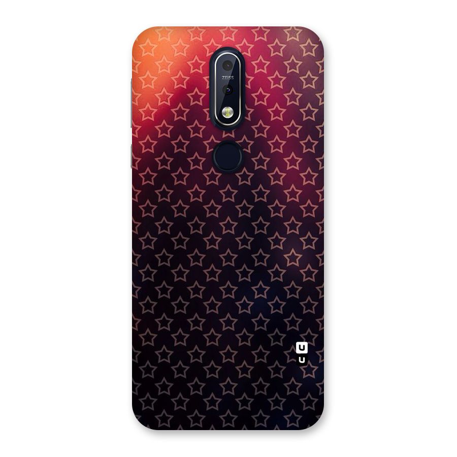 Ombre Stars Back Case for Nokia 7.1