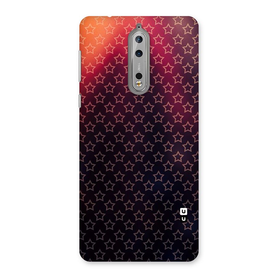 Ombre Stars Back Case for Nokia 8