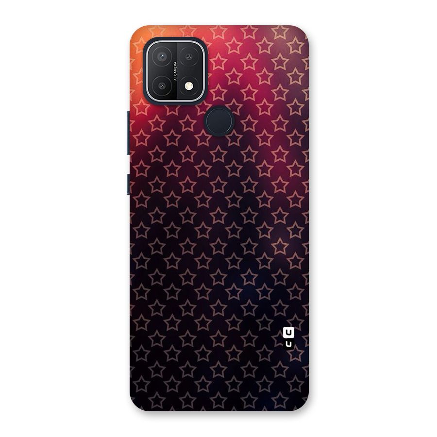 Ombre Stars Back Case for Oppo A15