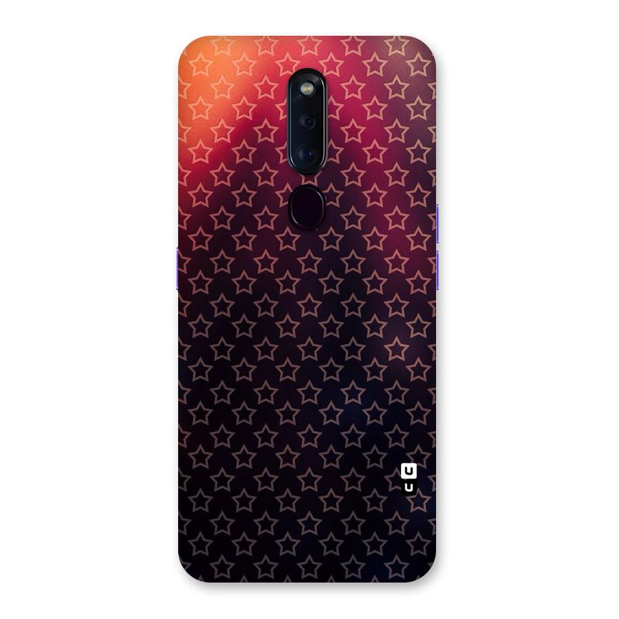 Ombre Stars Back Case for Oppo F11 Pro