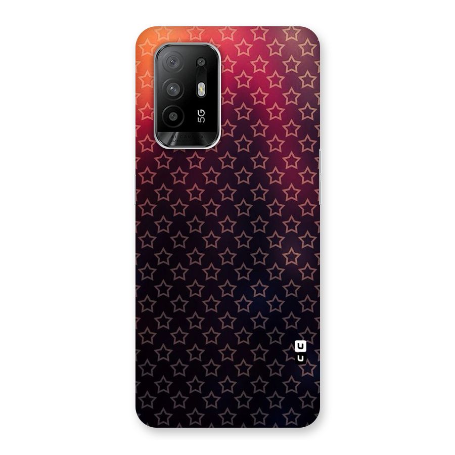 Ombre Stars Back Case for Oppo F19 Pro Plus 5G