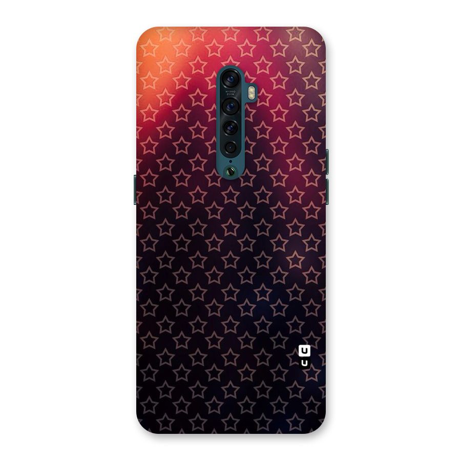 Ombre Stars Back Case for Oppo Reno2