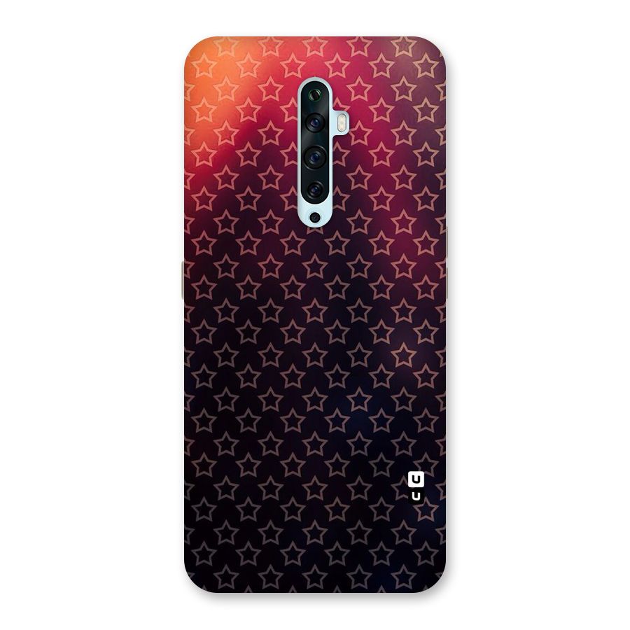 Ombre Stars Back Case for Oppo Reno2 Z