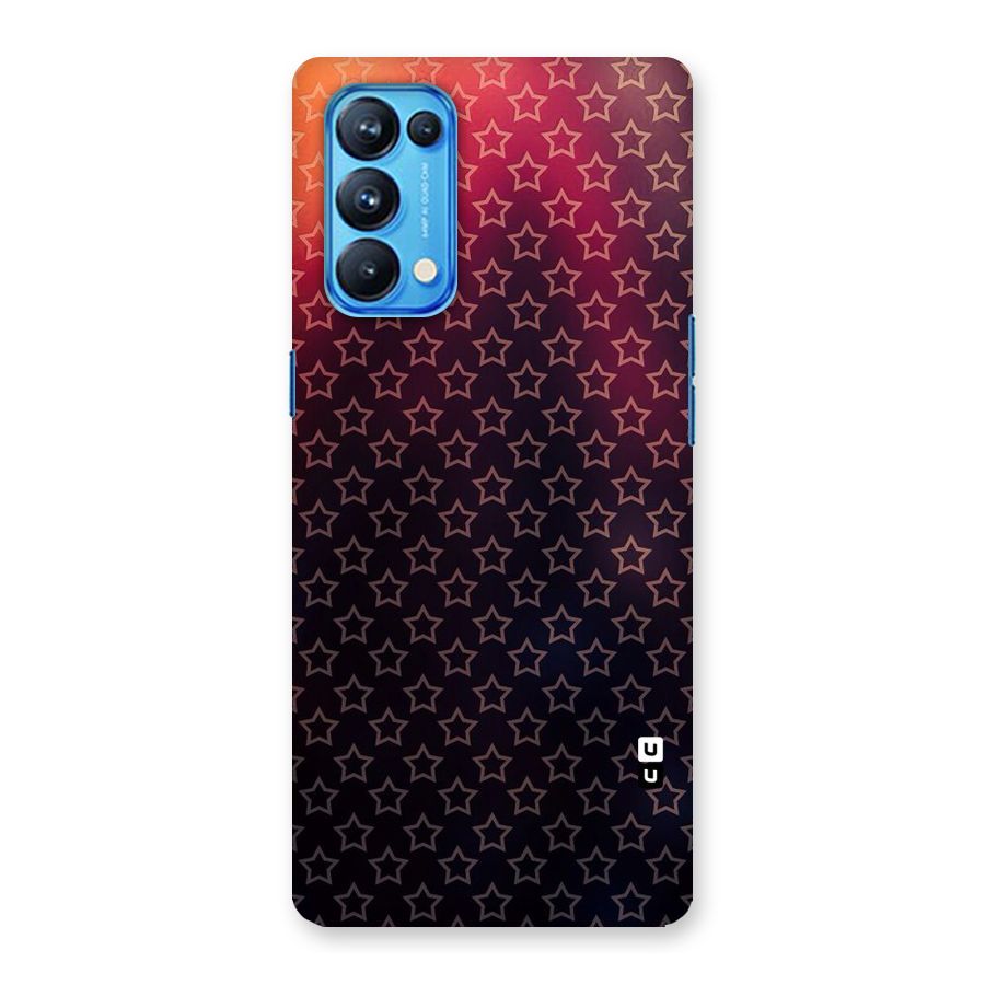 Ombre Stars Back Case for Oppo Reno5 Pro 5G