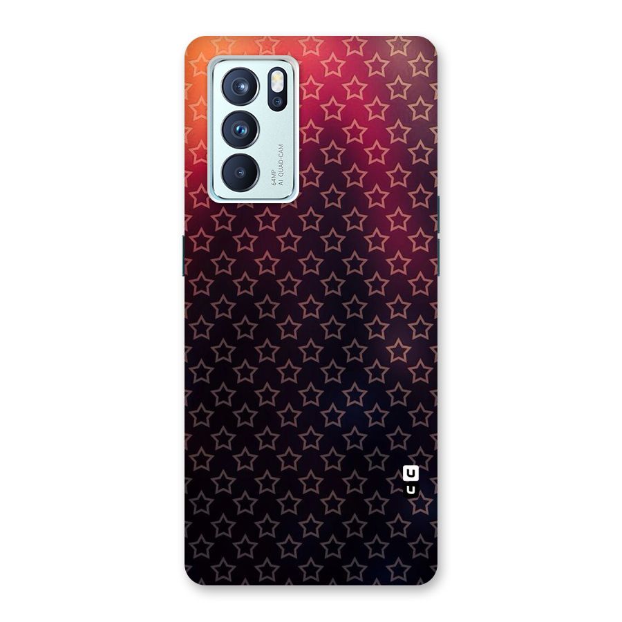Ombre Stars Back Case for Oppo Reno6 Pro 5G