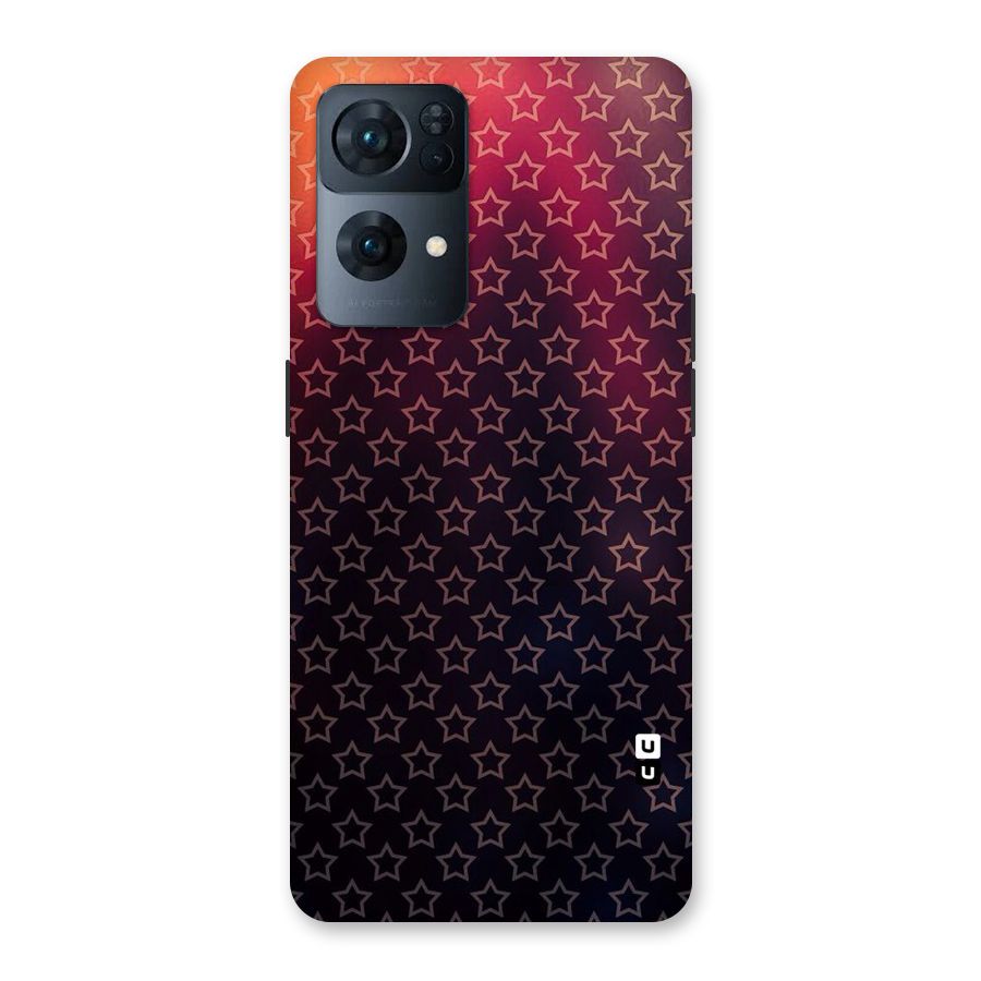 Ombre Stars Back Case for Oppo Reno7 Pro 5G