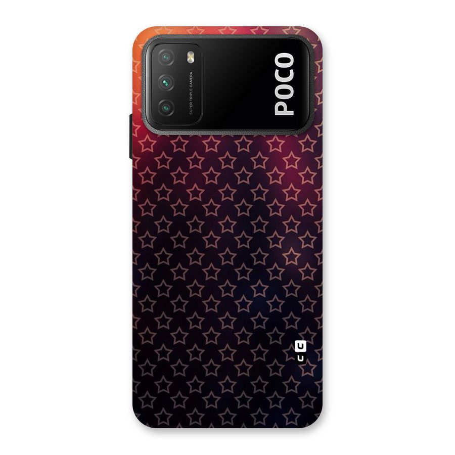 Ombre Stars Back Case for Poco M3
