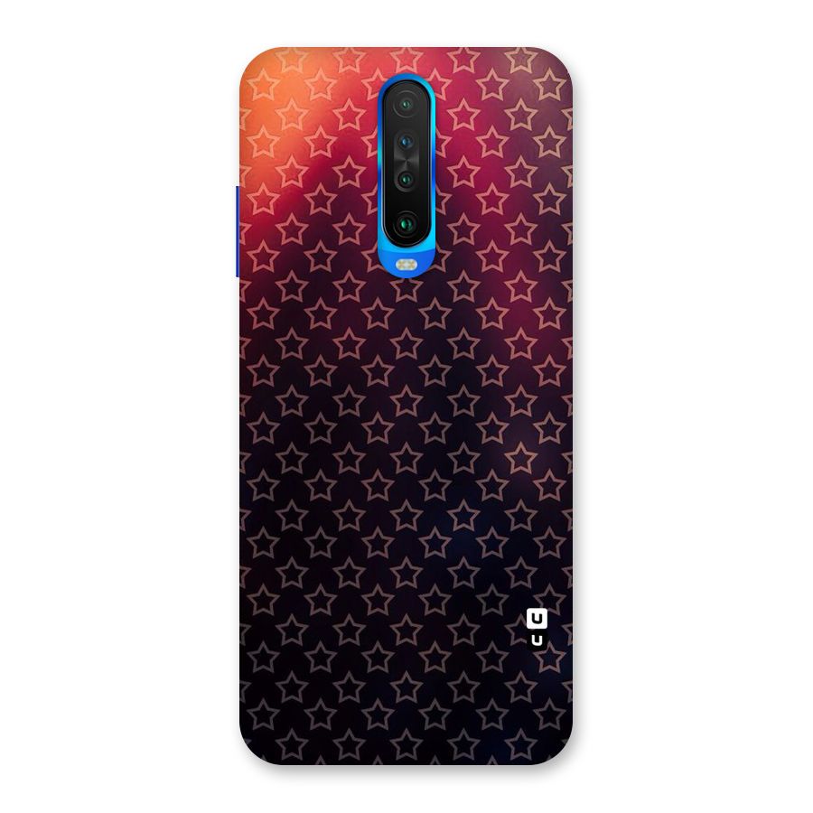 Ombre Stars Back Case for Poco X2