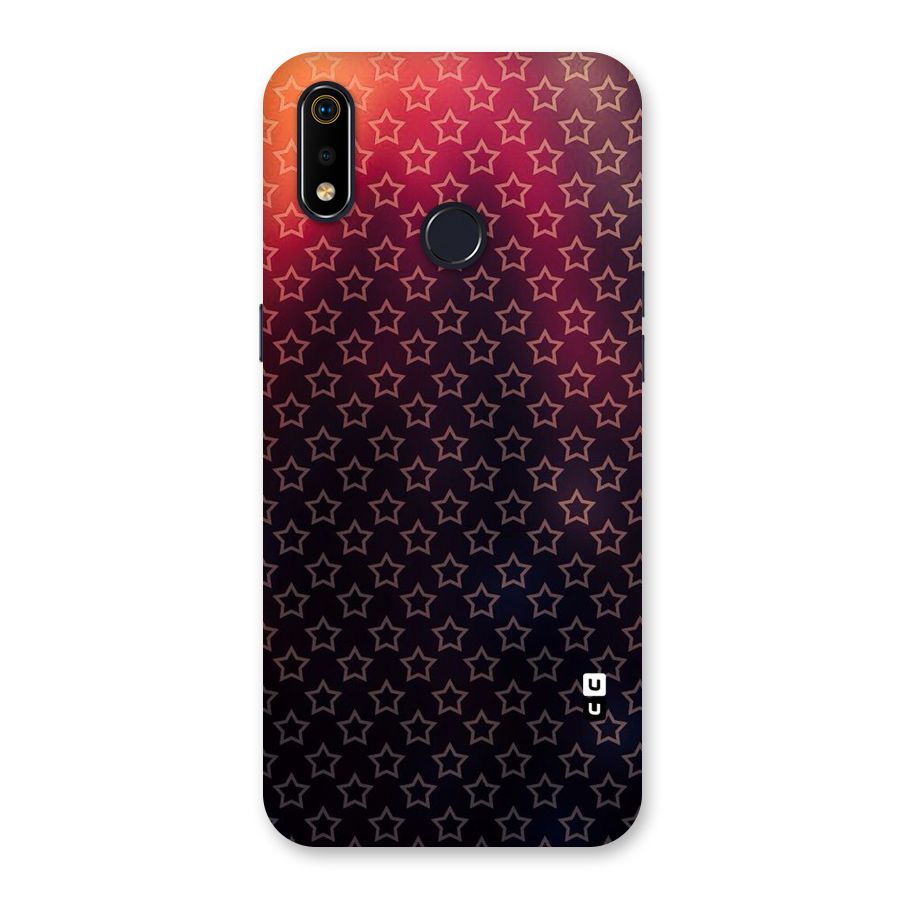 Ombre Stars Back Case for Realme 3i
