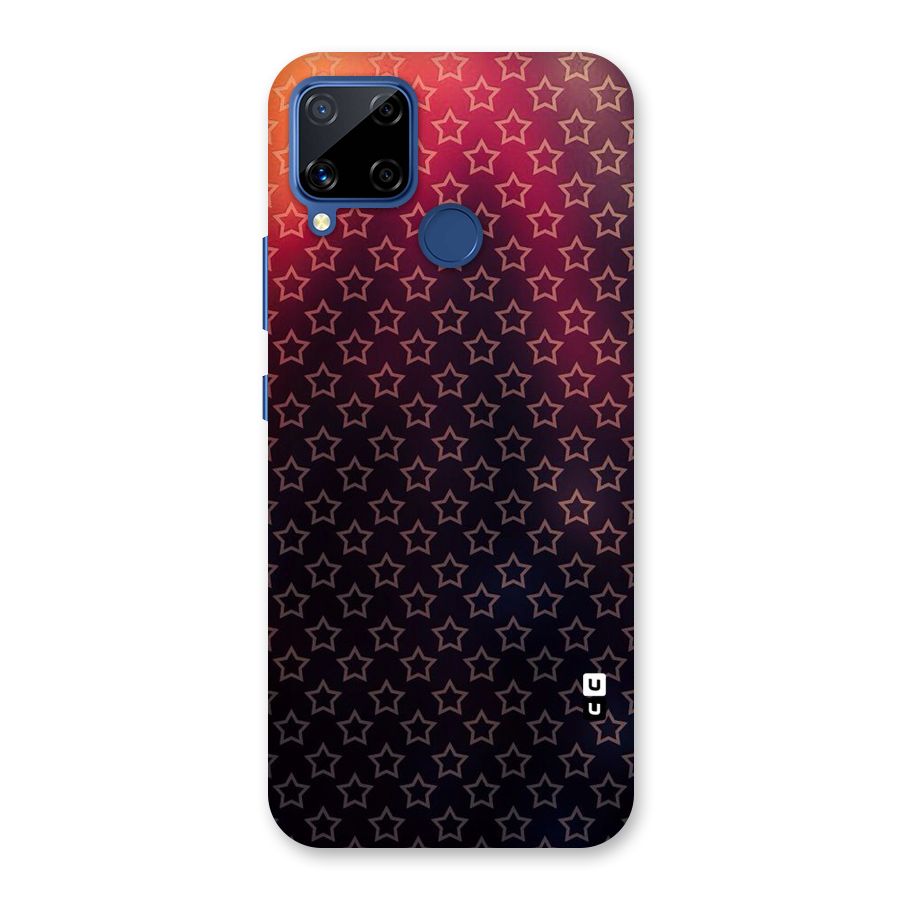 Ombre Stars Back Case for Realme C15