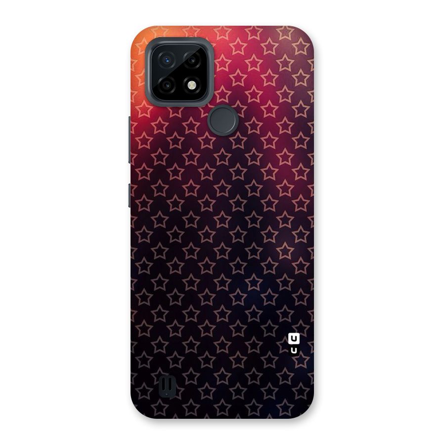 Ombre Stars Back Case for Realme C21