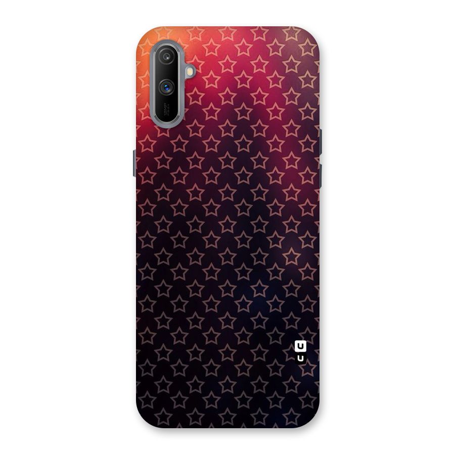 Ombre Stars Back Case for Realme C3
