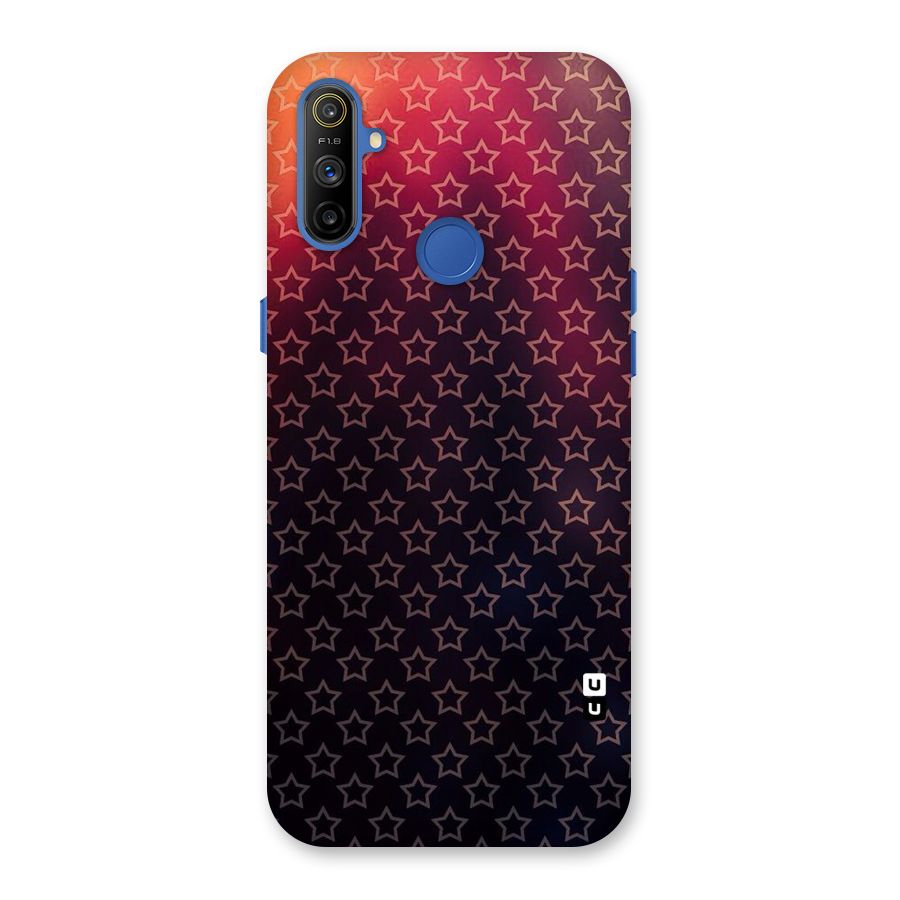 Ombre Stars Back Case for Realme Narzo 10A