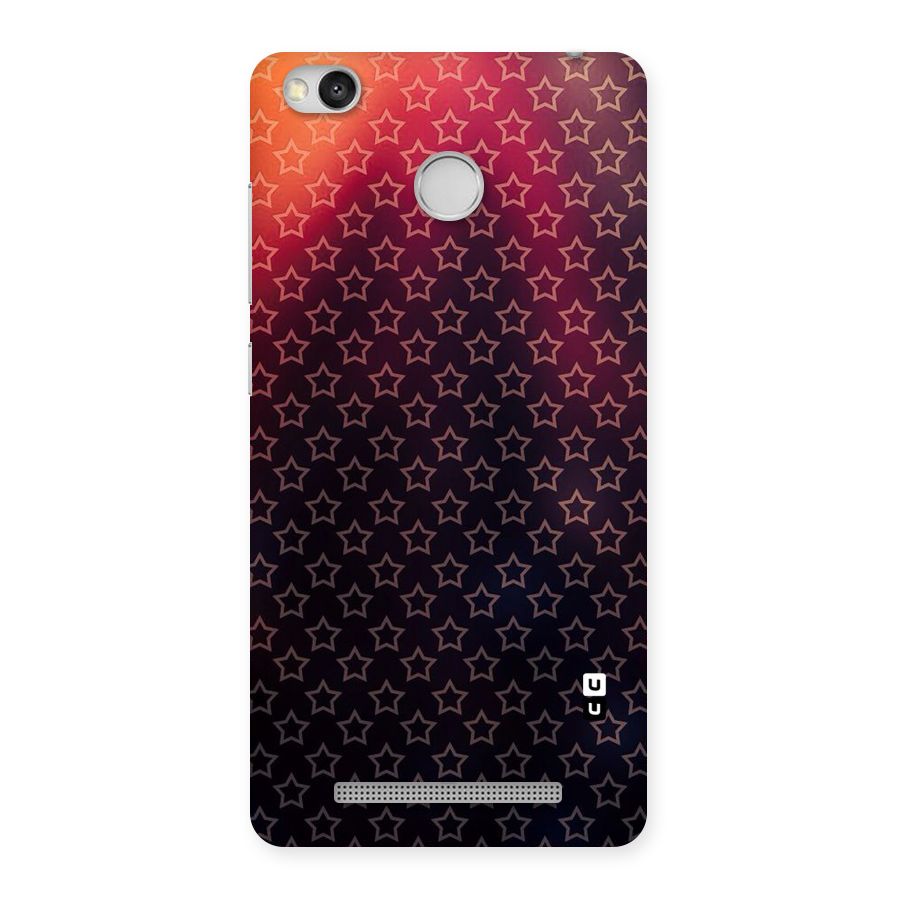 Ombre Stars Back Case for Redmi 3S Prime