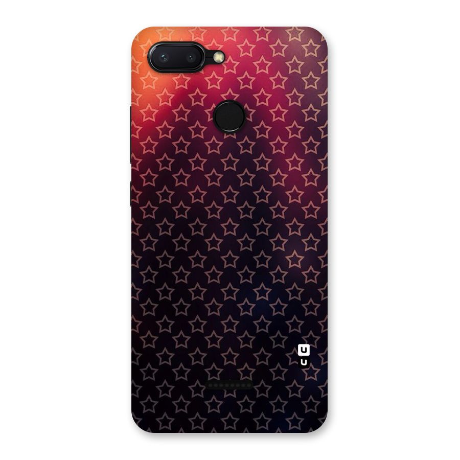 Ombre Stars Back Case for Redmi 6