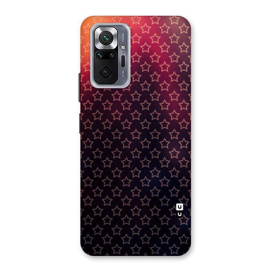 Ombre Stars Back Case for Redmi Note 10 Pro