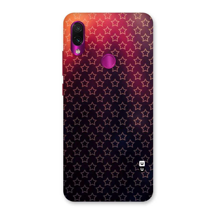 Ombre Stars Back Case for Redmi Note 7 Pro