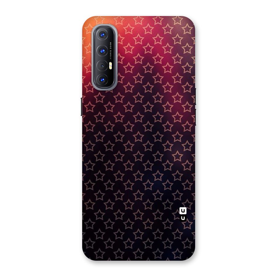 Ombre Stars Back Case for Reno3 Pro