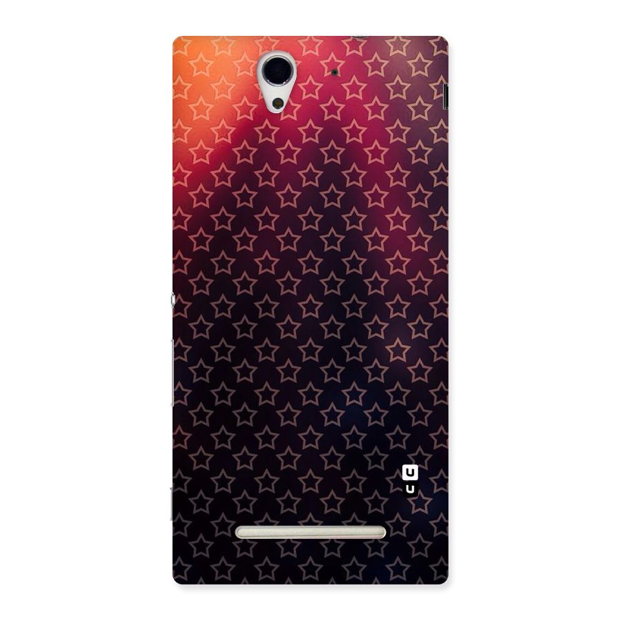 Ombre Stars Back Case for Sony Xperia C3