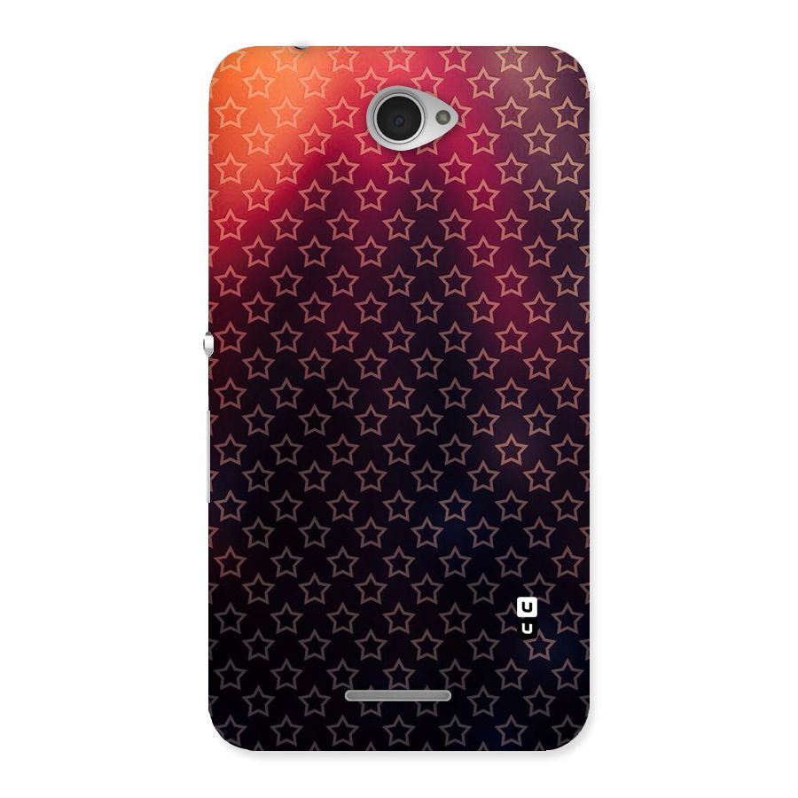 Ombre Stars Back Case for Sony Xperia E4