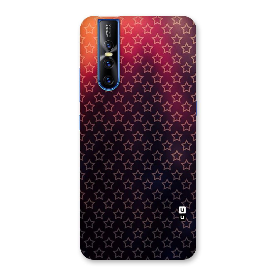 Ombre Stars Back Case for Vivo V15 Pro