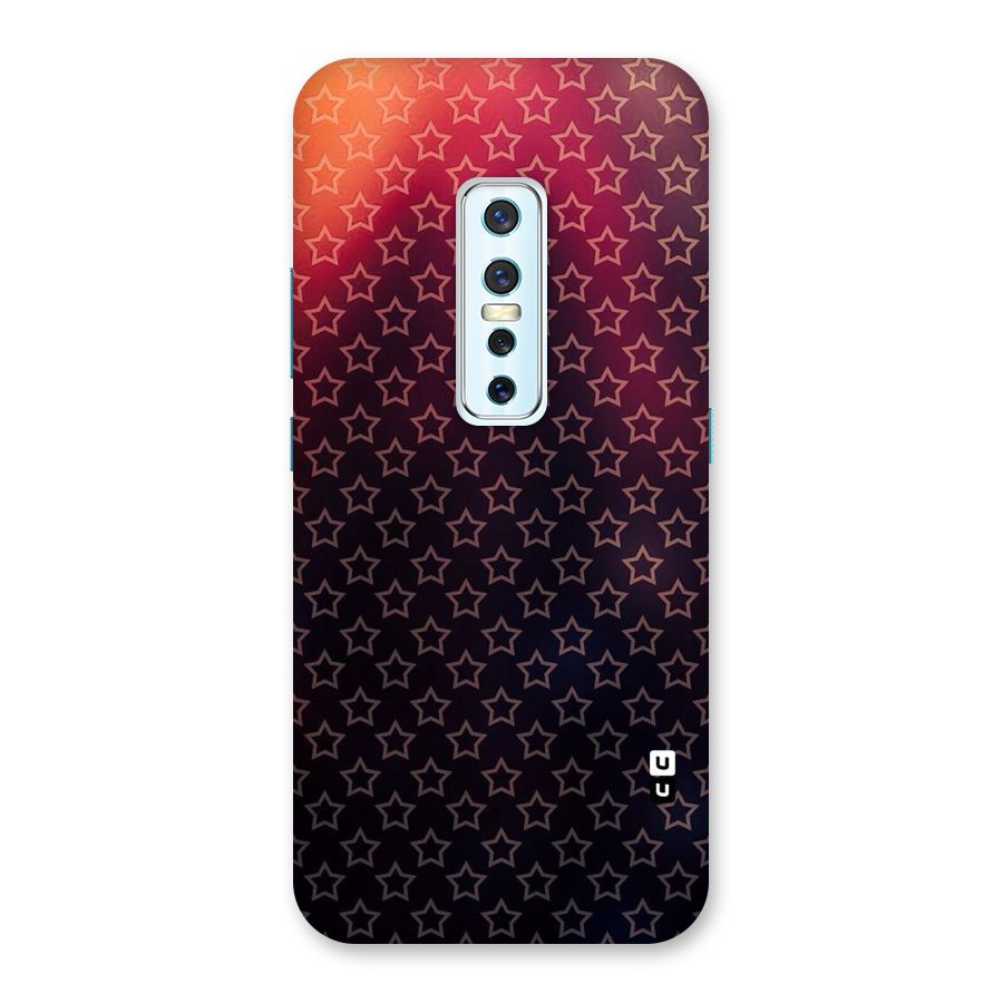 Ombre Stars Back Case for Vivo V17 Pro
