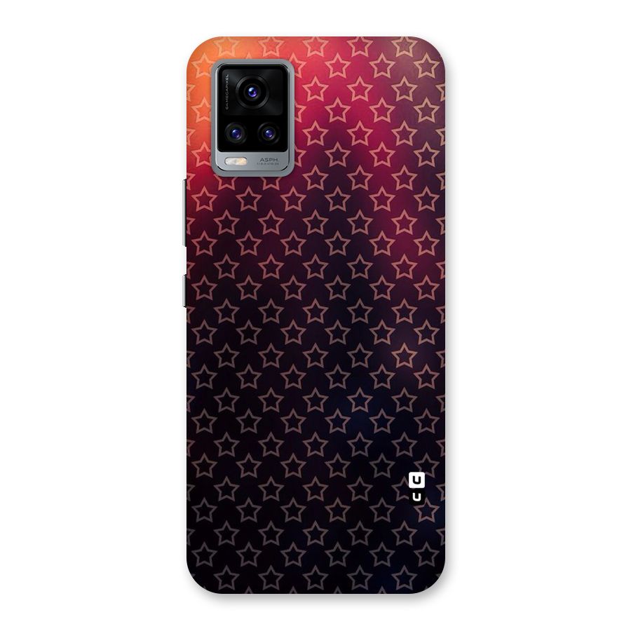 Ombre Stars Back Case for Vivo V20