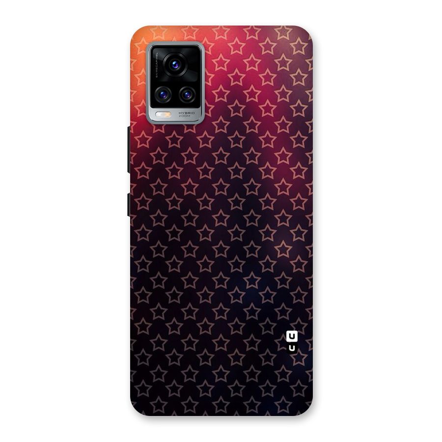 Ombre Stars Back Case for Vivo V20 Pro
