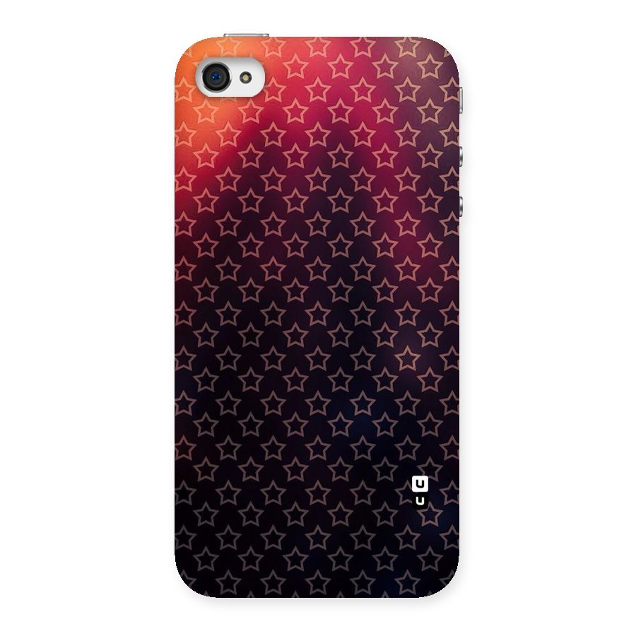 Ombre Stars Back Case for iPhone 4 4s
