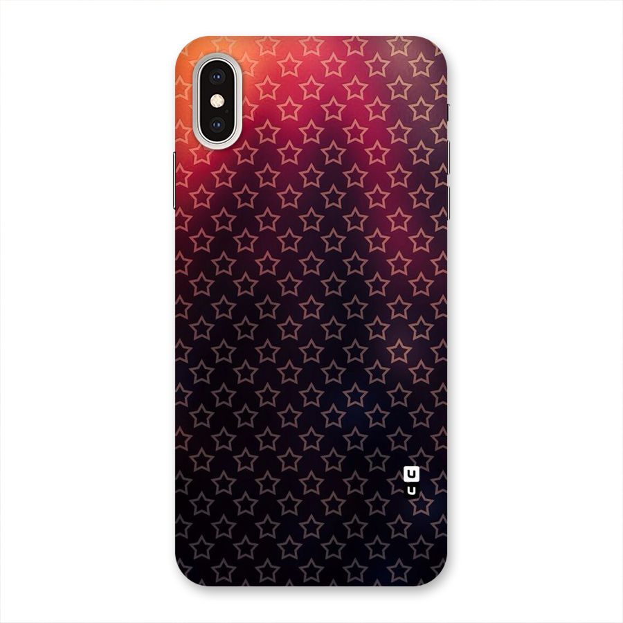 Ombre Stars Back Case for iPhone XS Max