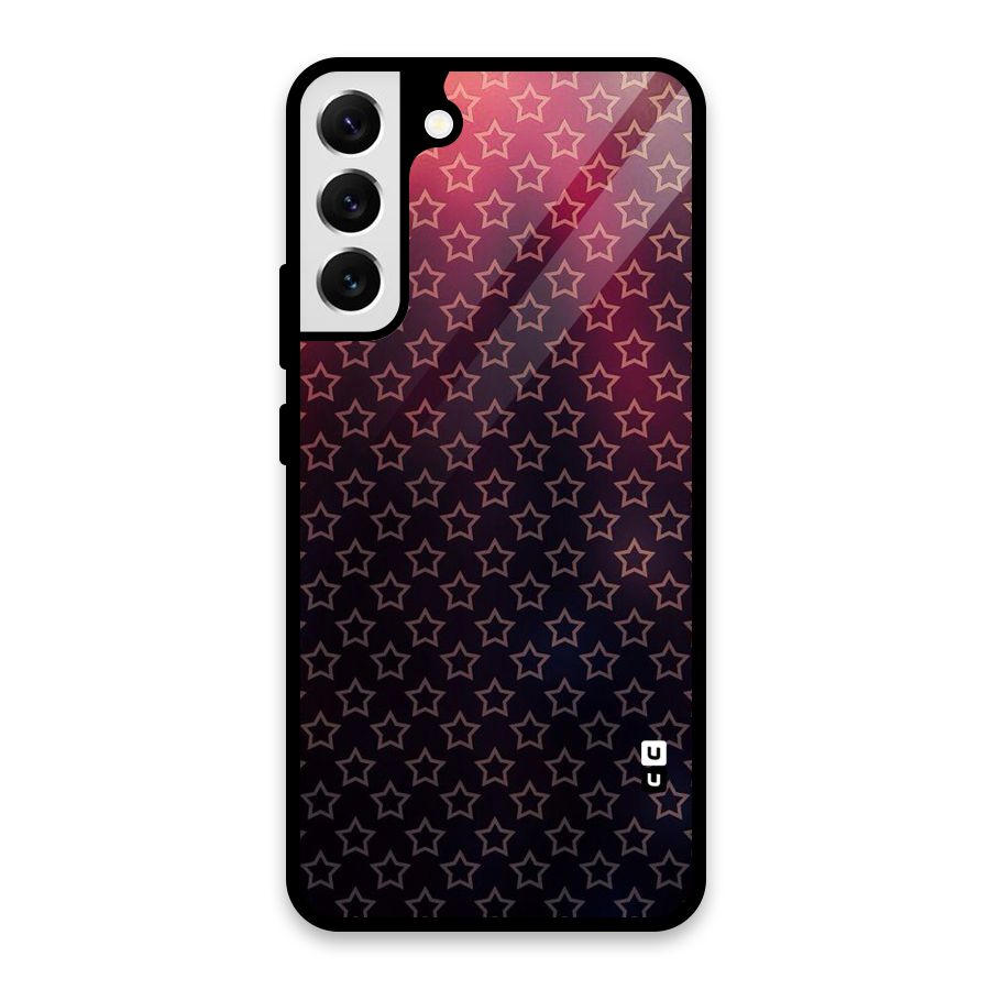 Ombre Stars Glass Back Case for Galaxy S22 Plus 5G
