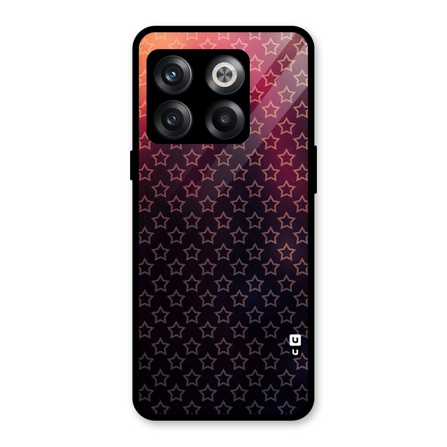 Ombre Stars Glass Back Case for OnePlus 10T