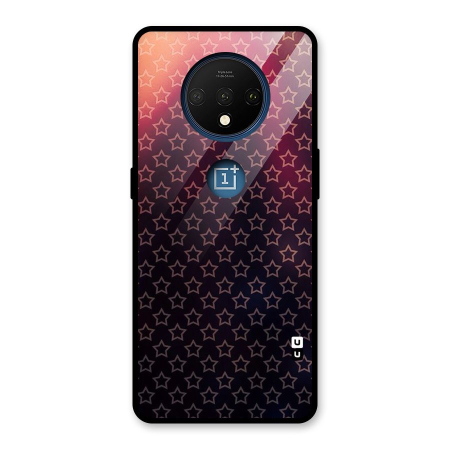 Ombre Stars Glass Back Case for OnePlus 7T