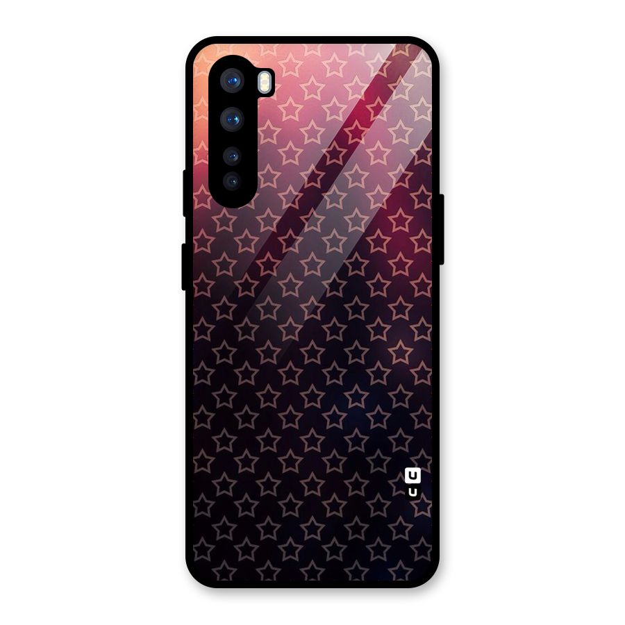 Ombre Stars Glass Back Case for OnePlus Nord