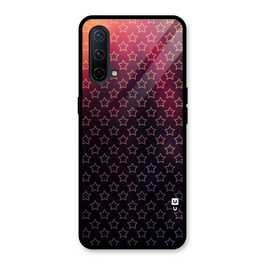 Ombre Stars Glass Back Case for OnePlus Nord CE 5G