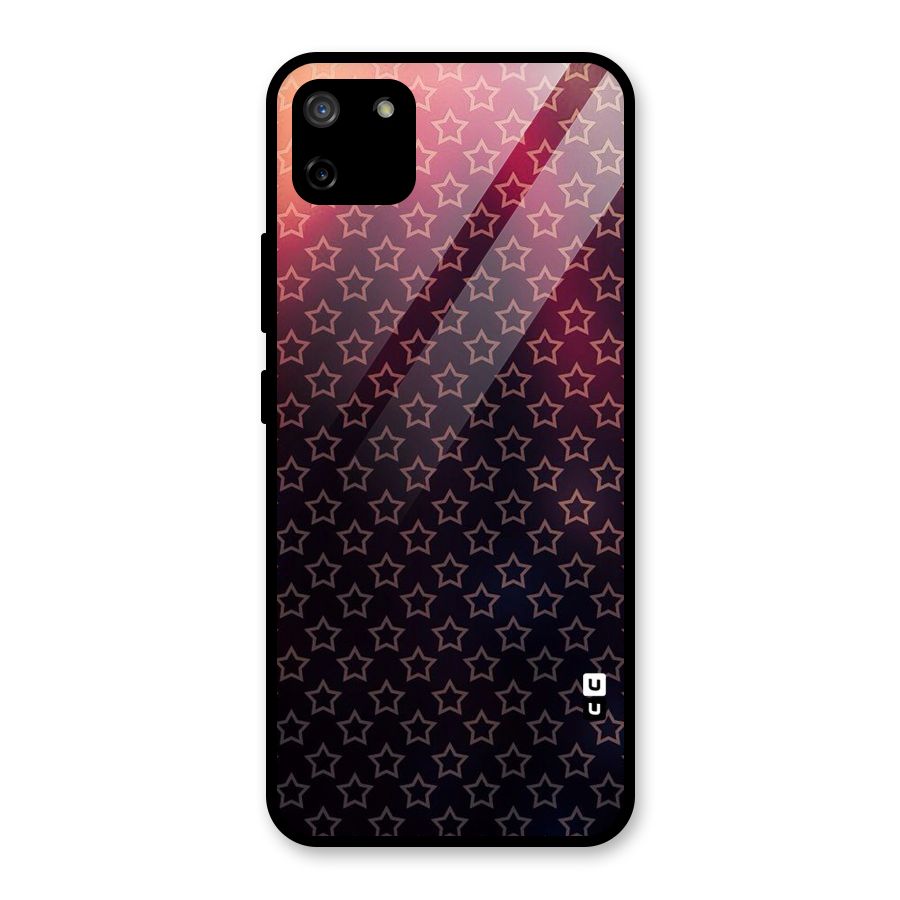Ombre Stars Glass Back Case for Realme C11