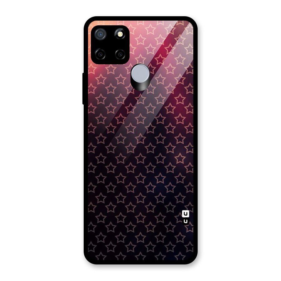 Ombre Stars Glass Back Case for Realme Narzo 20