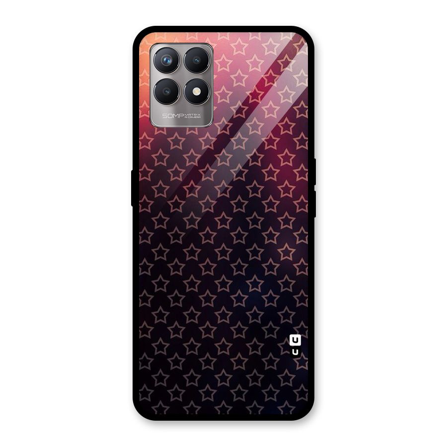 Ombre Stars Glass Back Case for Realme Narzo 50
