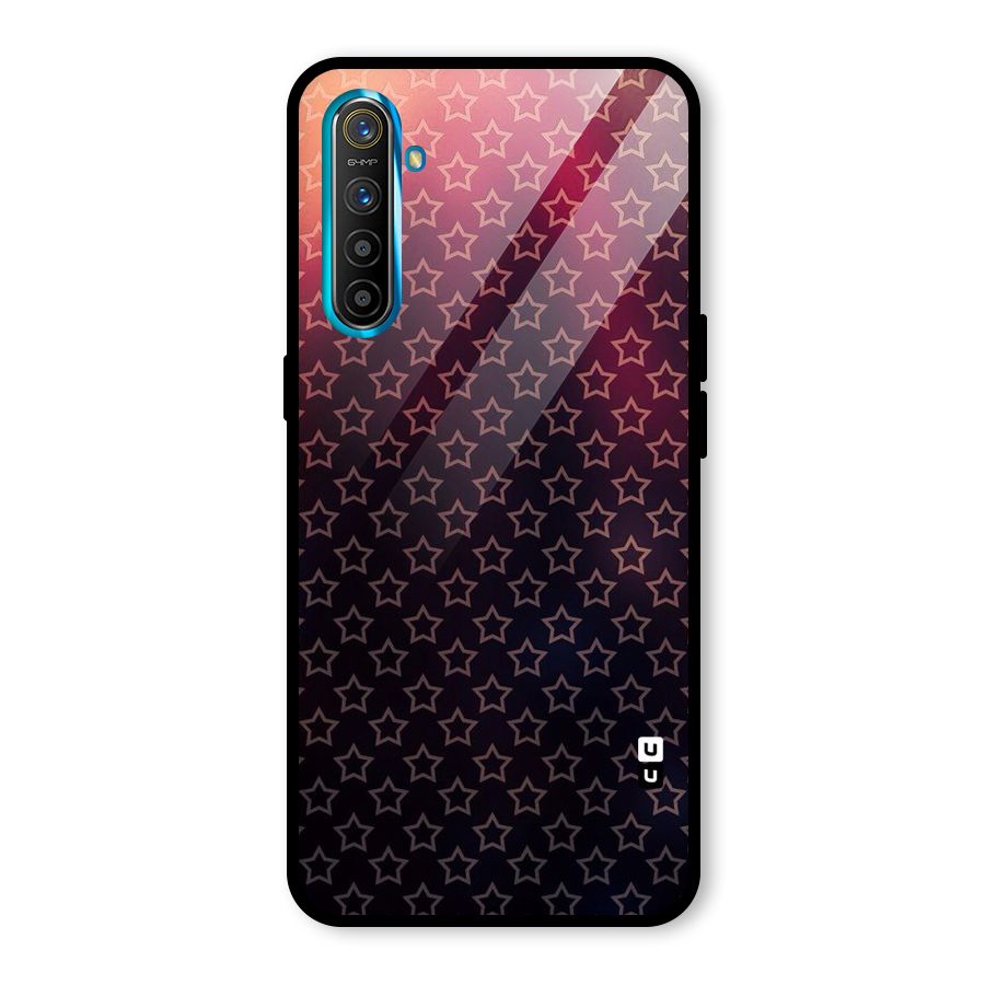 Ombre Stars Glass Back Case for Realme X2
