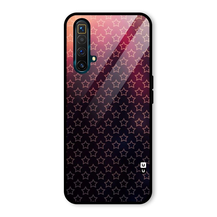 Ombre Stars Glass Back Case for Realme X3 SuperZoom