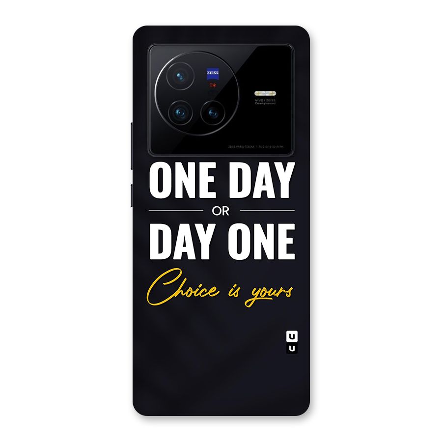 One Day or Day One Back Case for Vivo X80