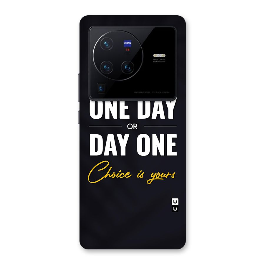 One Day or Day One Back Case for Vivo X80 Pro
